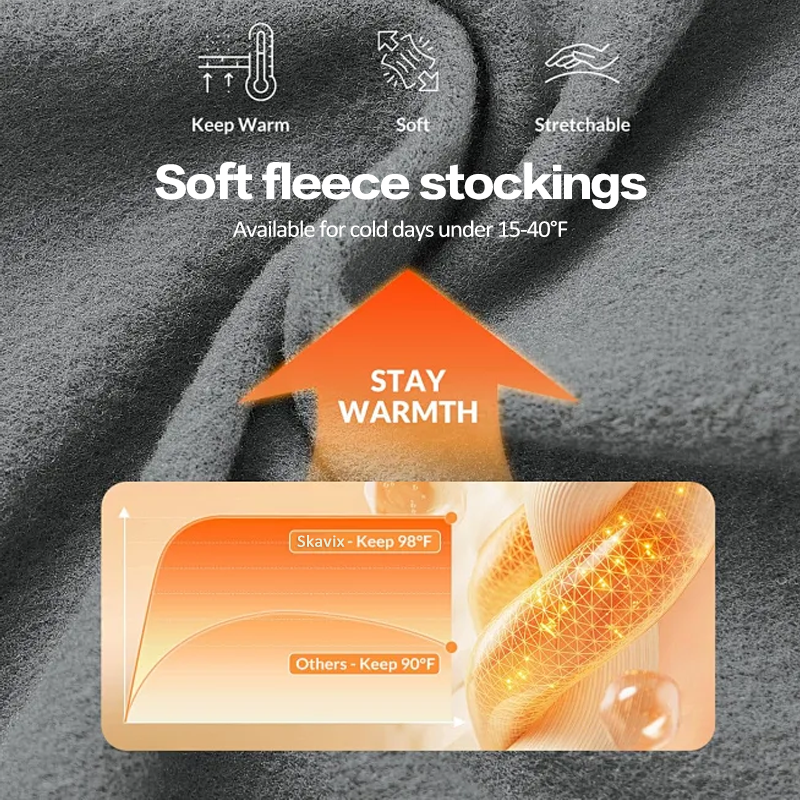 Magic Fur Lined Leggings – Looks Like Sheer, Feels Like Fleece,Plush and thickened