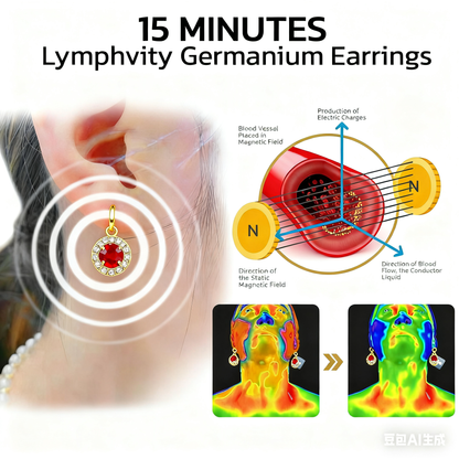 (🔥💕💕LAST DAY SALE-80% OFF)Histone Lymphvity MagneTherapy Germanium Earrings