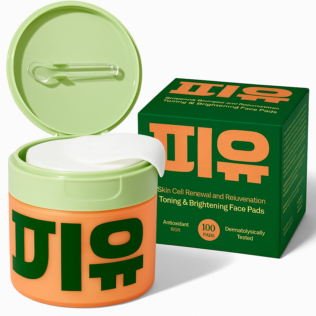 Korean Anti-Aging Toner Pads – Fades Dark Spots & Wrinkles Fast (100 Pads)