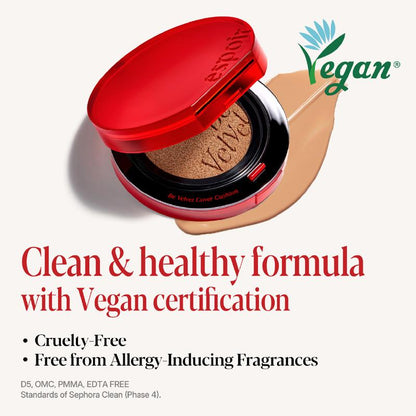 ✨ Pro Tsiloe Be Velvet Cushion — Velvet Matte Glow · Perfectly Adheres 💋